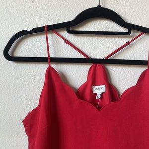 J Crew Scalloped Top